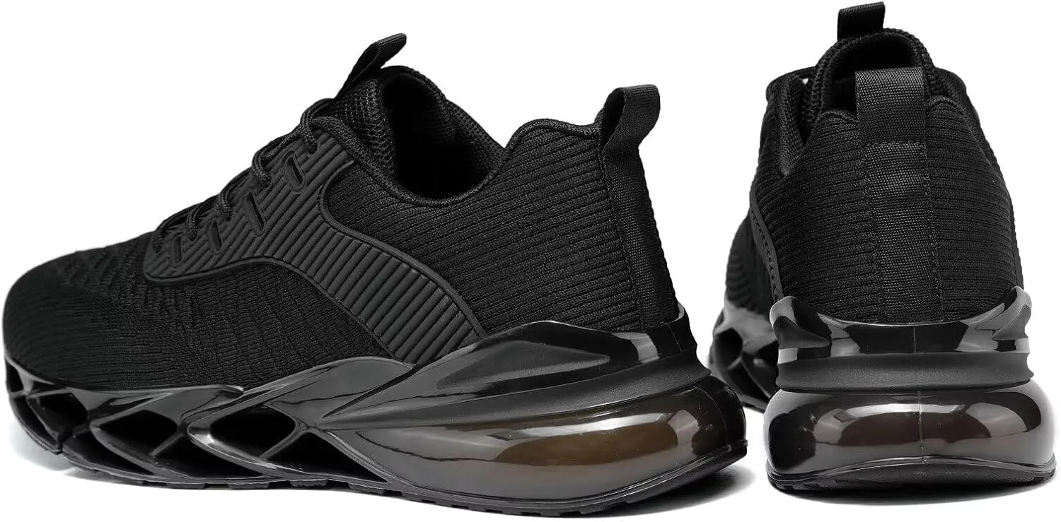 Men's Running Shoes Blade Tennis Walking Fashion Sneakers Breathable Non Slip Gym Sports Work Trainers