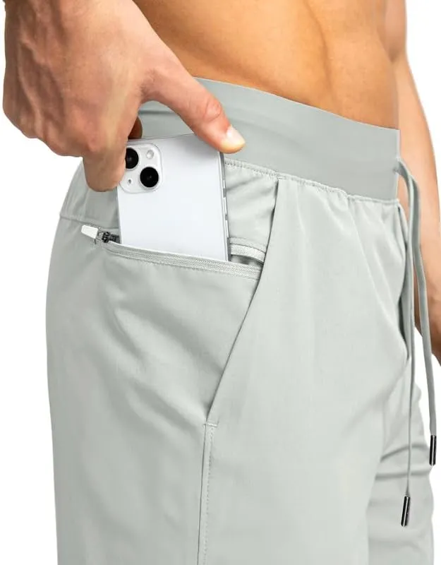 Men's Running Shorts with Zipper Pockets 7"/ 5"/ 9" Lightweight Quick Dry Basketball Gym Workout Athletic Shorts for Men