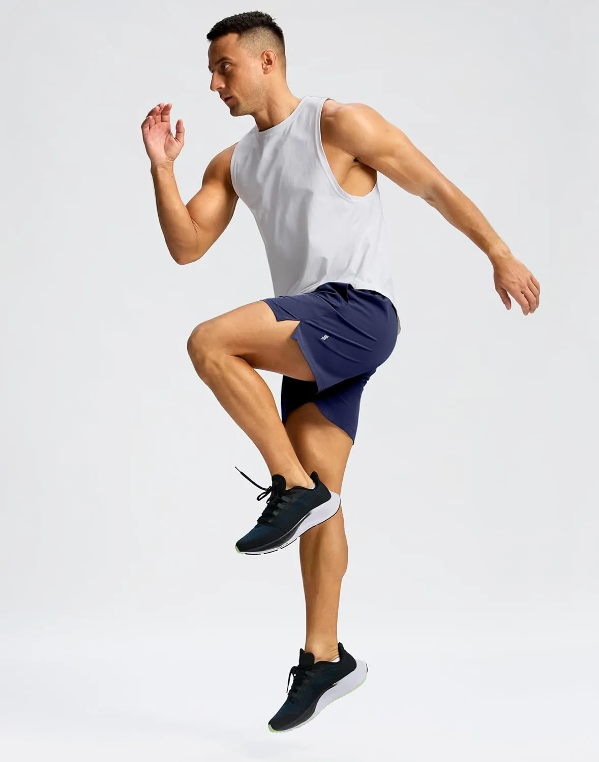 Men's Running Shorts with Zipper Pockets 7"/ 5"/ 9" Lightweight Quick Dry Basketball Gym Workout Athletic Shorts for Men
