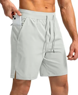 Men's Running Shorts with Zipper Pockets 7"/ 5"/ 9" Lightweight Quick Dry Basketball Gym Workout Athletic Shorts for Men