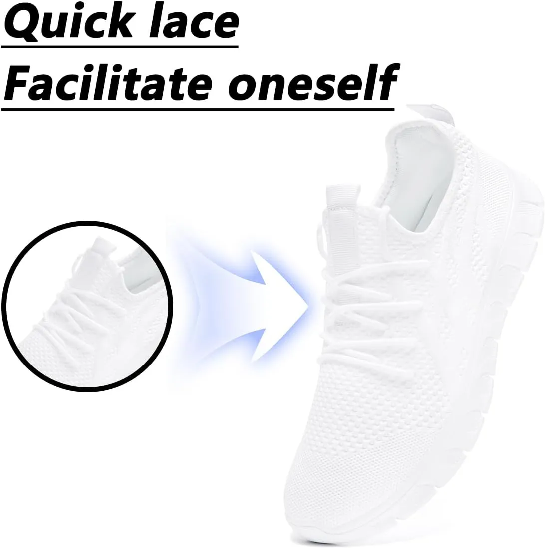 Men's Shoes Running Road Walking Sneakers Sports Athletic Workout Gym Shoes Casual Comfortable Breathable Fashion