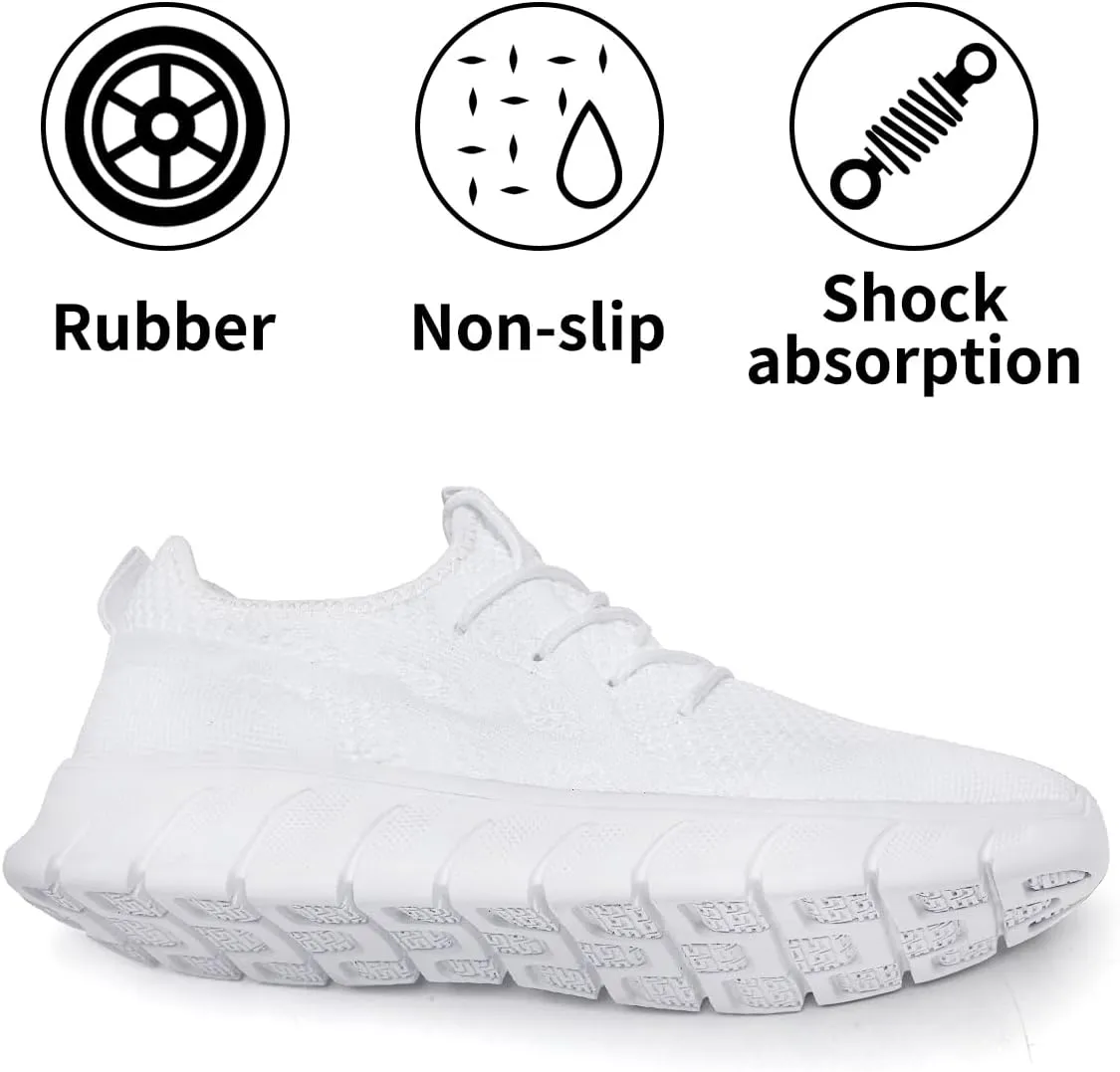 Men's Shoes Running Road Walking Sneakers Sports Athletic Workout Gym Shoes Casual Comfortable Breathable Fashion