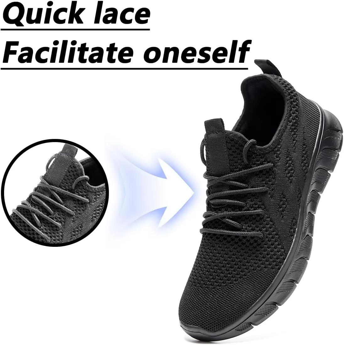 Men's Shoes Running Road Walking Sneakers Sports Athletic Workout Gym Shoes Casual Comfortable Breathable Fashion