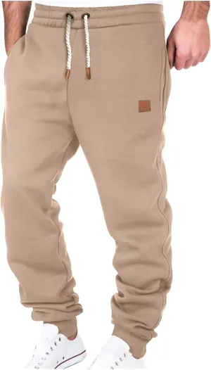 Men's Sweatpant Lightweight Drawstring Fashion Casual Joggers for Men Outdoor Sports Athletic Work Pants