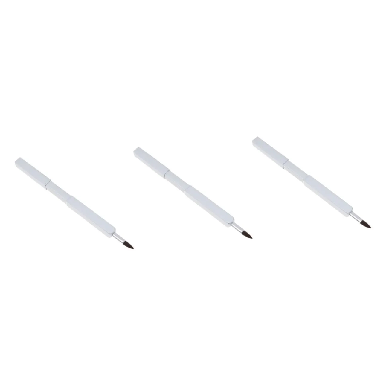 MERRYHAPY 3pcs Lip Brush Retractable Nylon Fiber Makeup Tool Kit Lip Brush Applicator Perfect for Daily Use