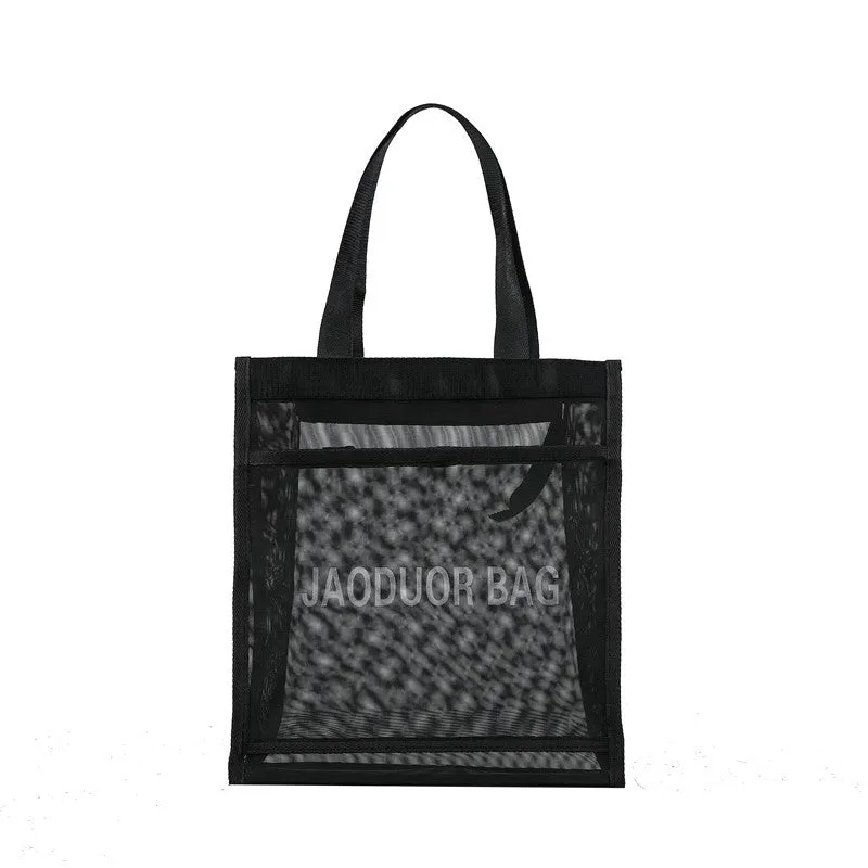 Mesh Portable Large Capacity Draining Toiletry Cosmetic Bags