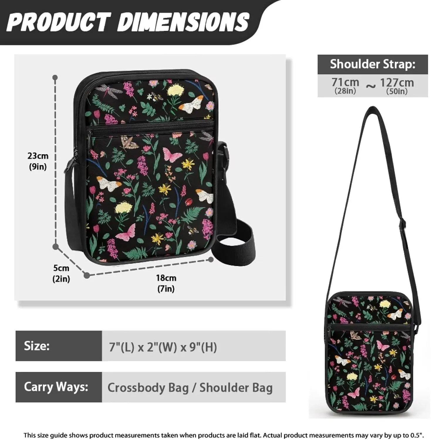Messenger Bag for Women Small Crossbody Bag Purse with Adjustable Strap Cell Phone Bag
