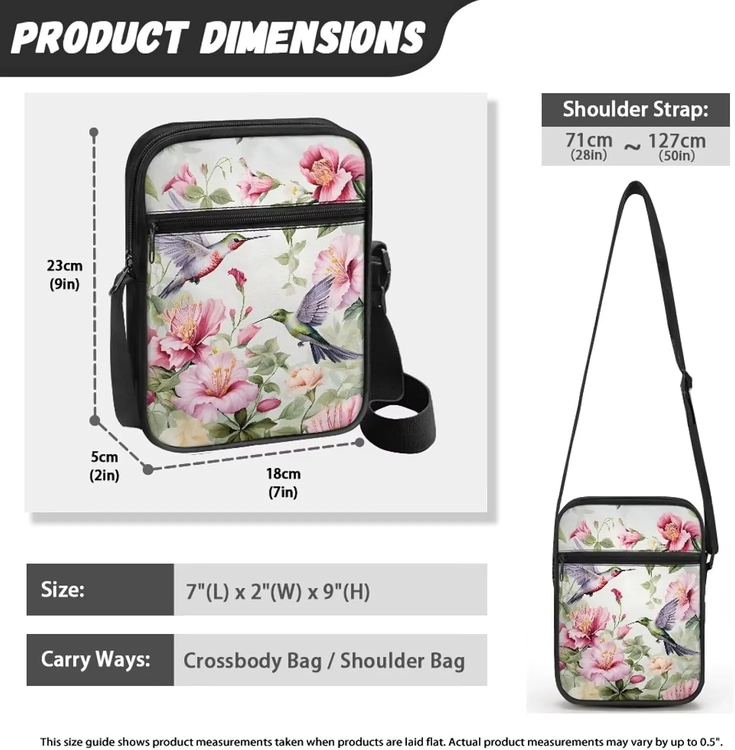 Messenger Bag for Women Small Crossbody Bag Purse with Adjustable Strap Cell Phone Bag