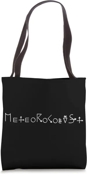 Meteorologist Meteorology Symbols Meteorologists Tote Bag