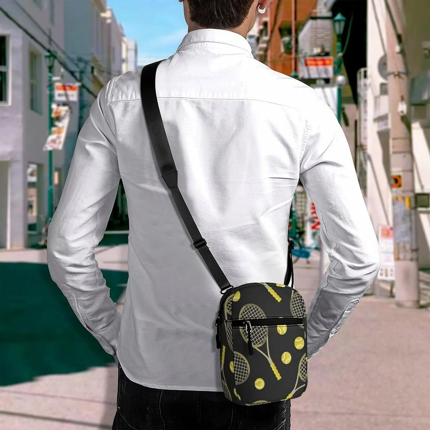 Mini Crossbody Bag for Women, Waterproof Zipper Shoulder Bag Casual Cell Phone Purse Travel Pouch