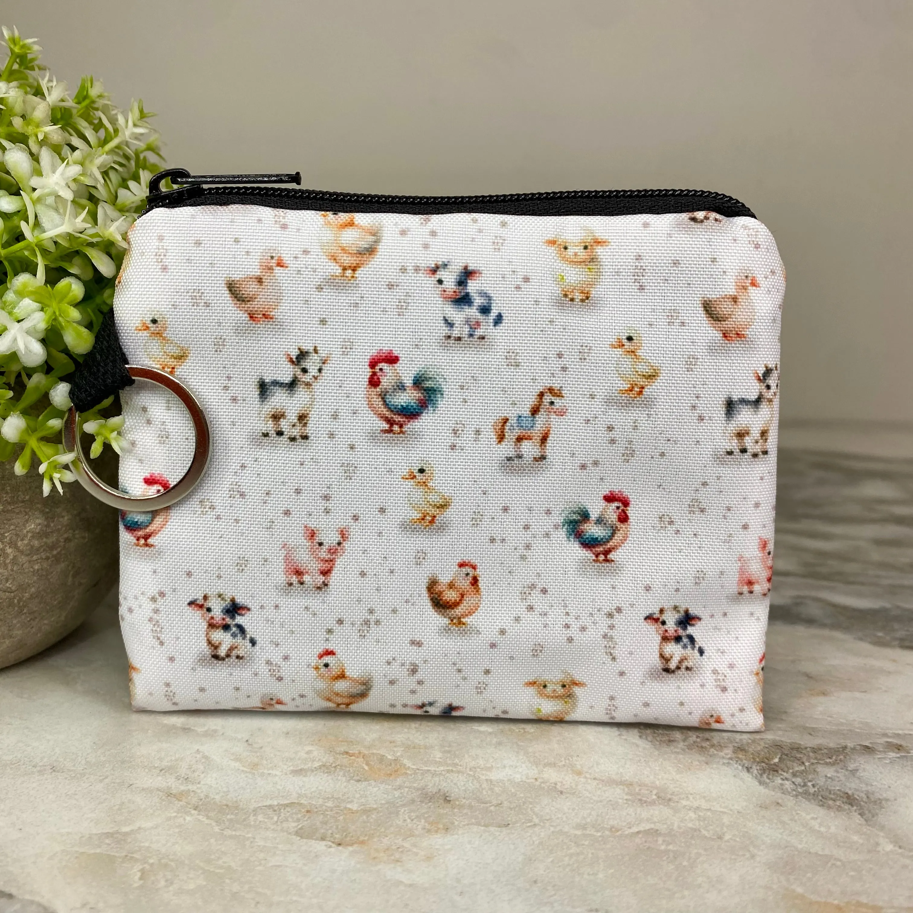 Mini Pouch - Farm Animals Small