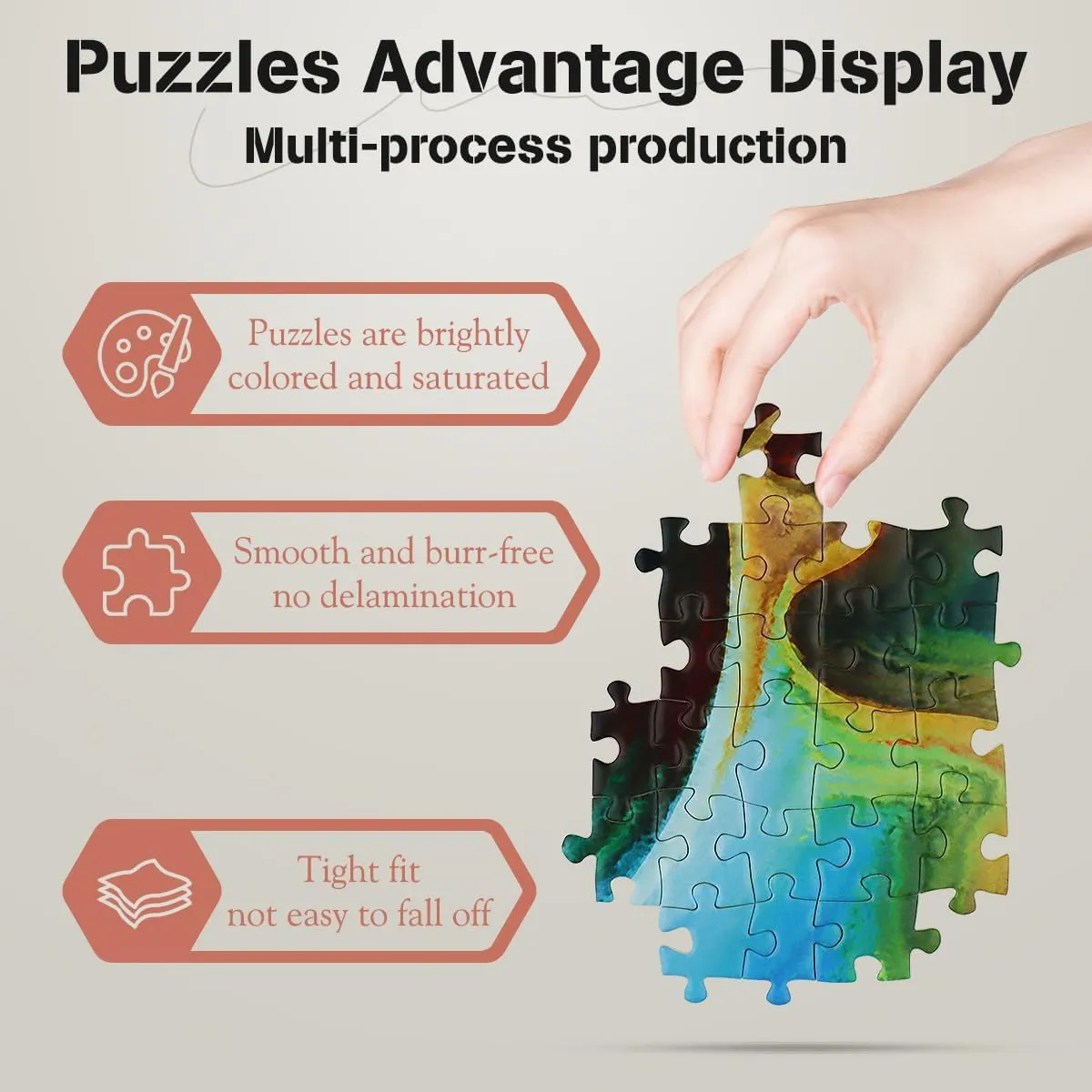 MISITU 1000 Pieces Jigsaw Puzzles for Adults Impossible Difficult Challenging Hard Puzzles Abstract Face Puzzle Art Jigsaw Puzzle Birthday Graduation Home Decoration 28 x 20 inch