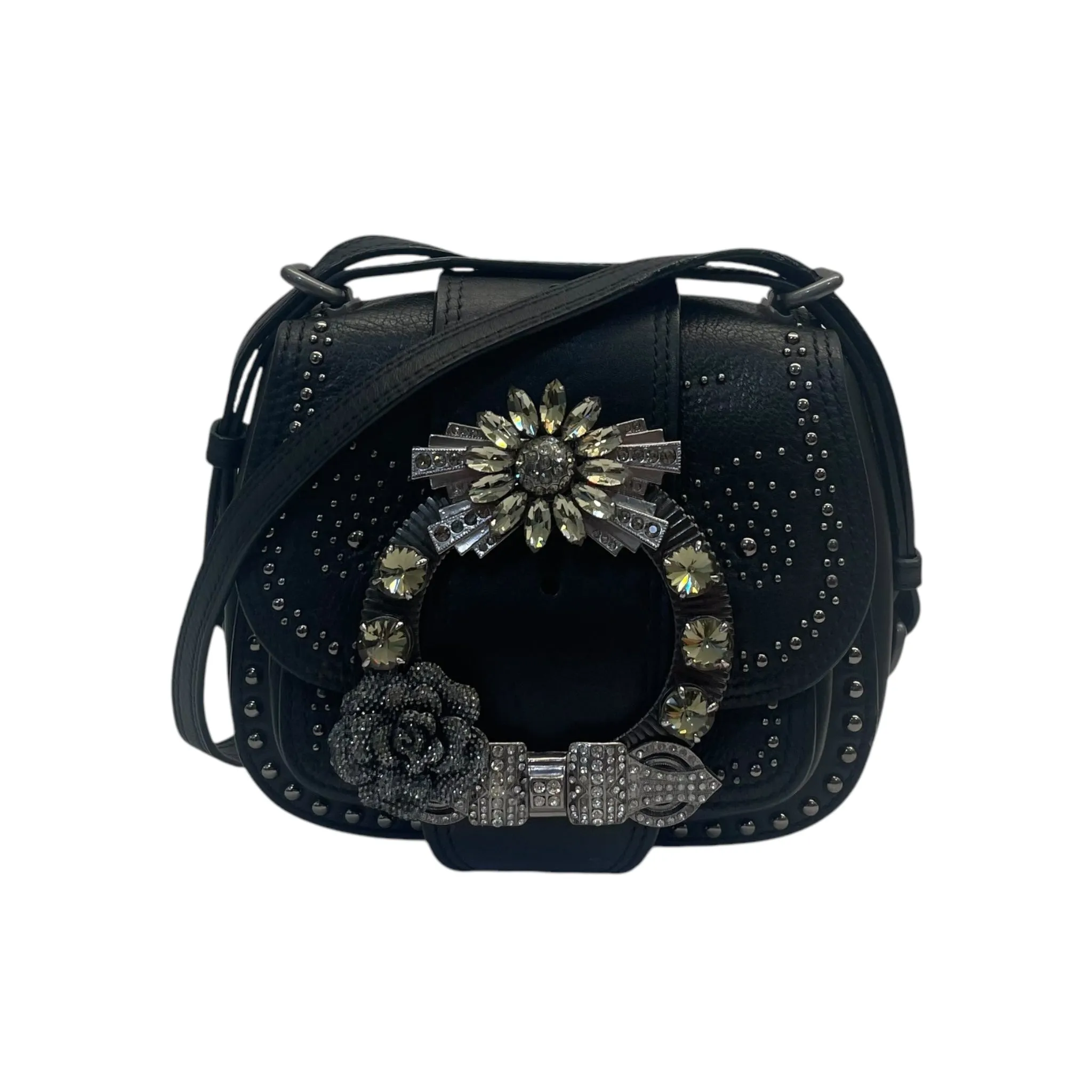 Miu Miu Dahlia Crystal Embellished Bag