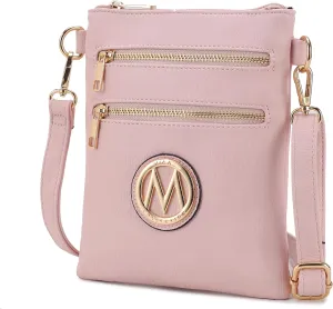 MKF Collection Women Crossbody Bag, Trendy Shoulder bag Crossover Purses for Women Sling Bag by Mia K