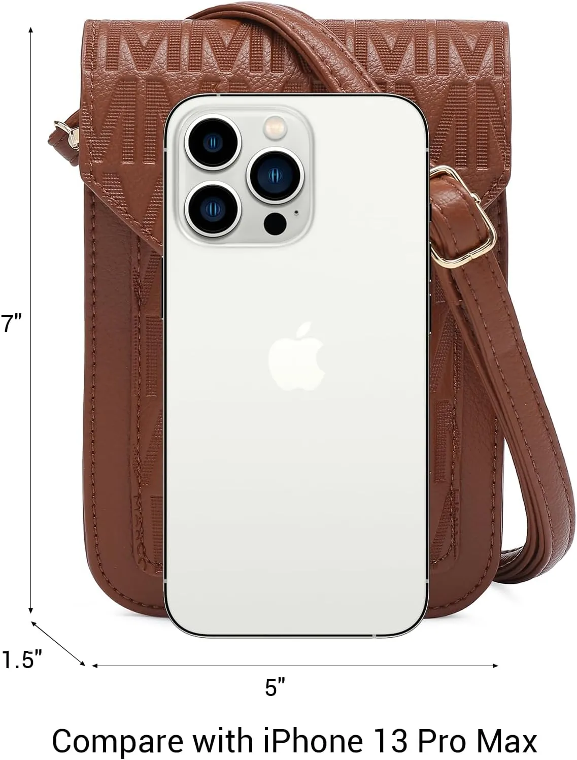 MKP Women Fashion Signature Lightweight Cute Small Crossbody Bags Cell Phone Purse Wallet Shoulder Bag With Snap Closure