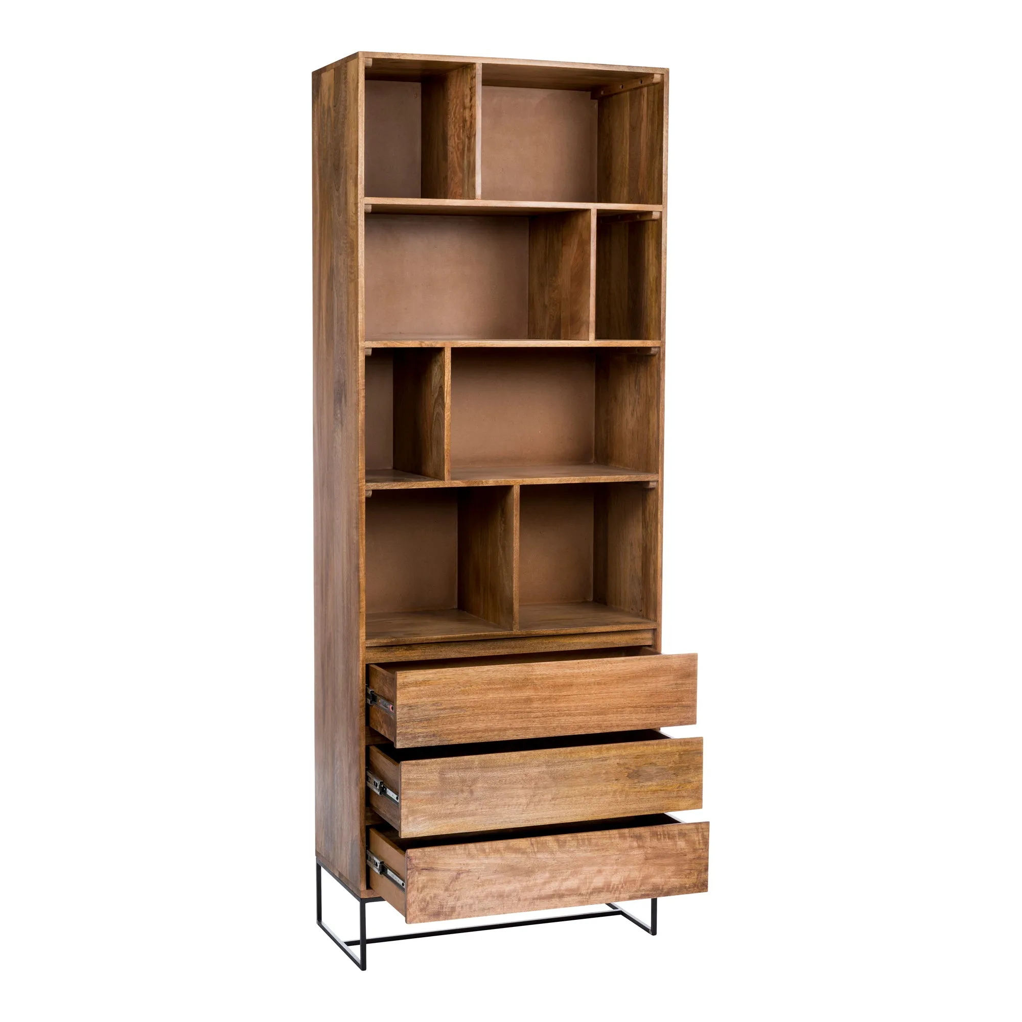 Modern Mango Wood Storage Unit
