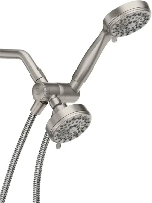 Moen 20016SRN Ignite Five-Function 3 3/4" Diameter Standard Spray Head with Handheld Shower, Brushed Nickel