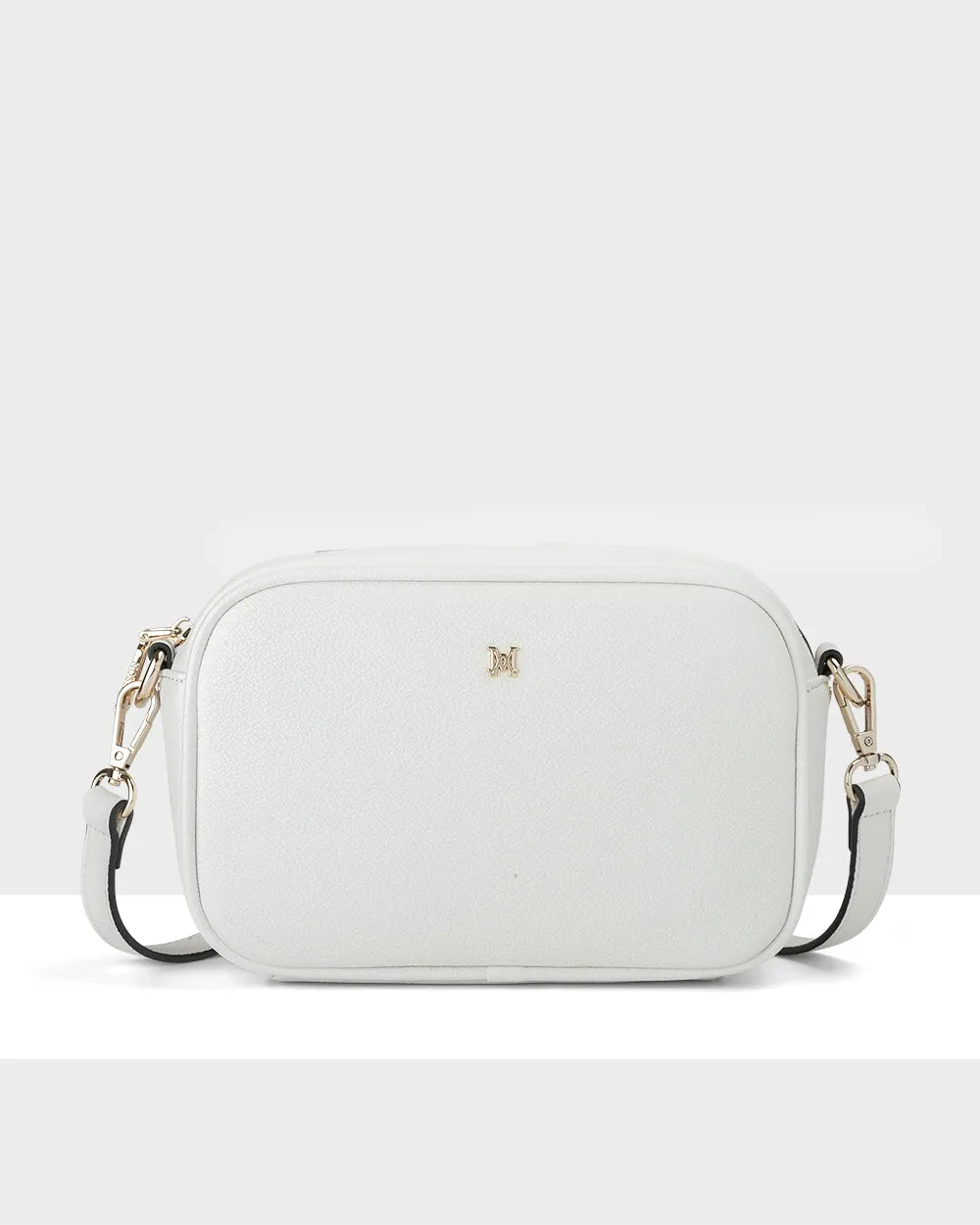 Monica Camera Crossbody Bag   Metallic Stripe Bag Strap
