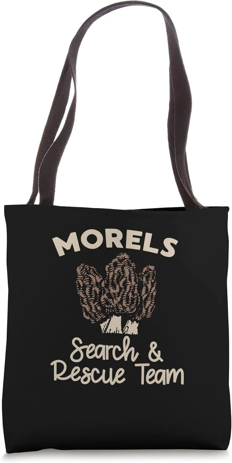 Mushroom Lovers Funny Edible Mushroom Mycology Expert Tote Bag
