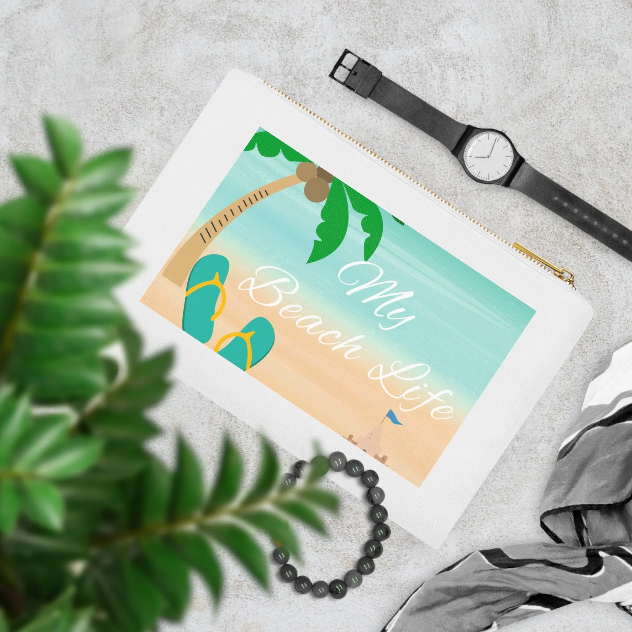My Beach Life Cosmetic Bag