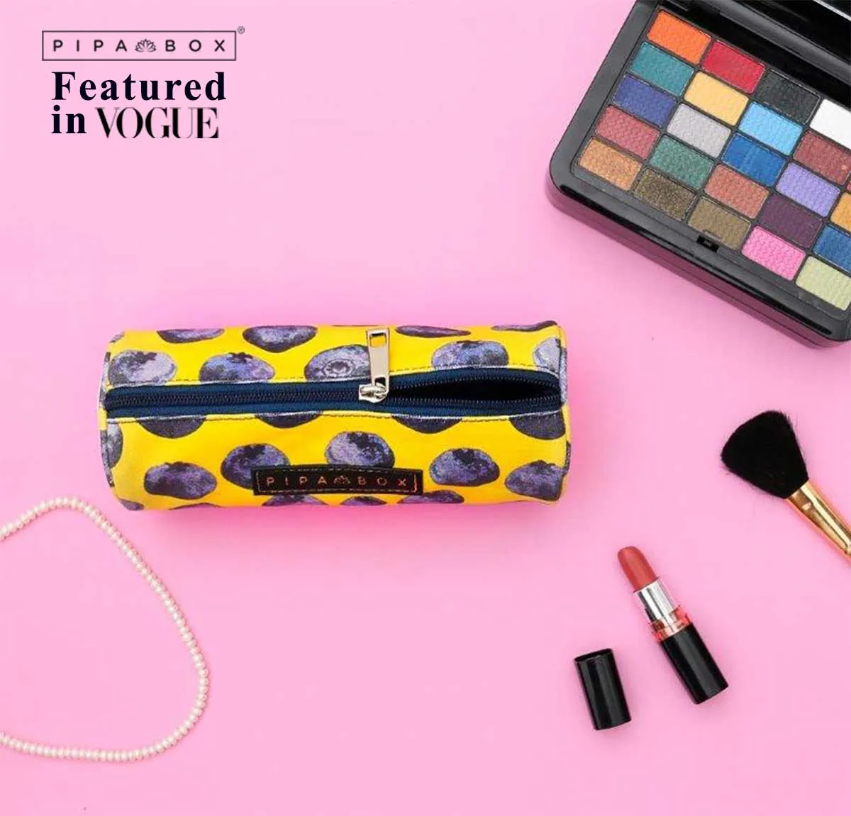 My Vibrant Vibes- Canvas Pencil Case