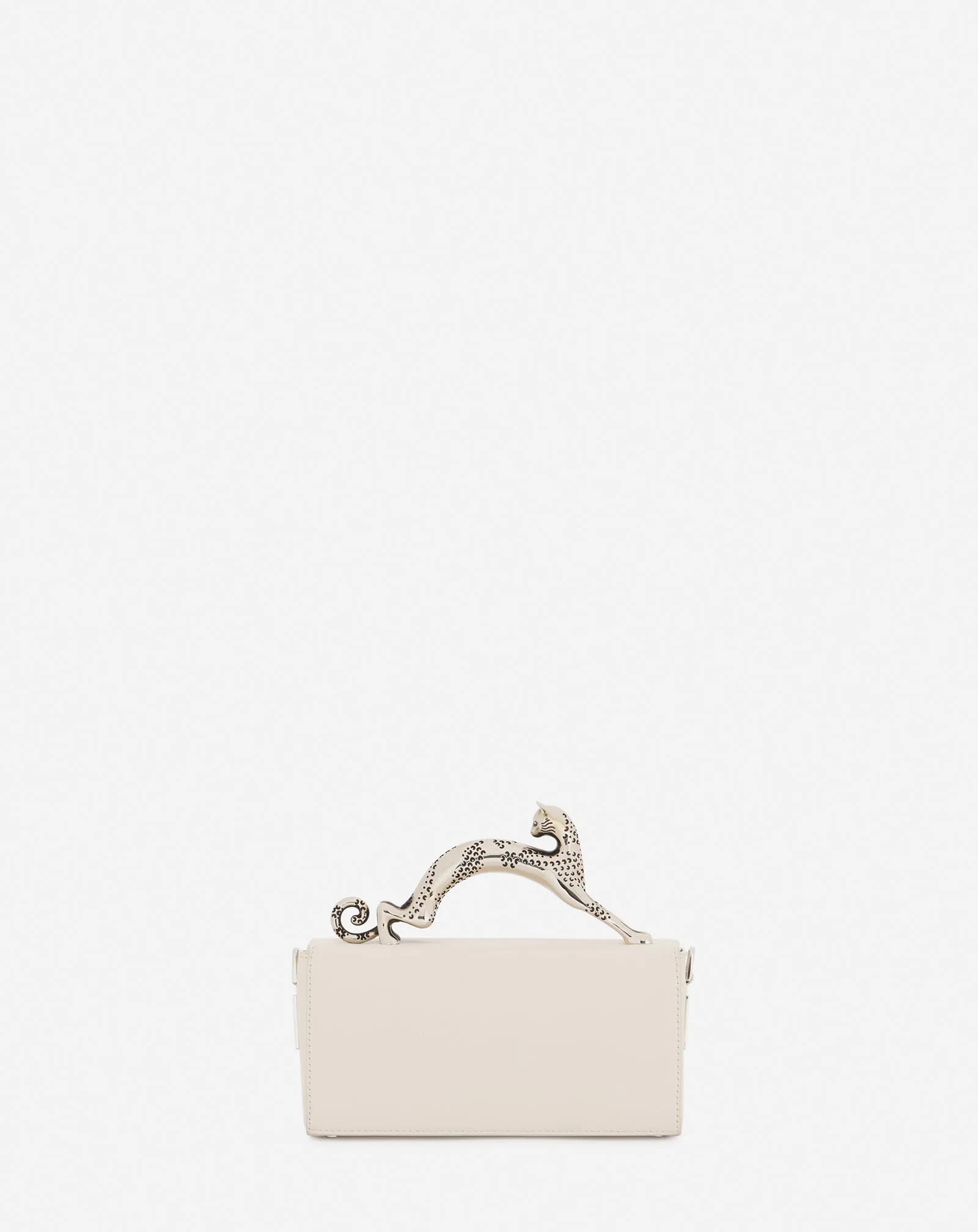 NANO PENCIL CAT LEATHER BAG