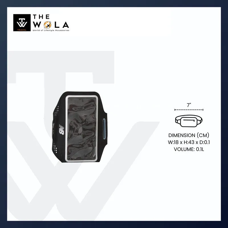 New Balance Running Phone Pouch - Lightweight & Secure Fitness Armband for Runners