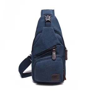 new Leisure Canvas chest bag men skew bag tide fashion bag backpack student sports bag