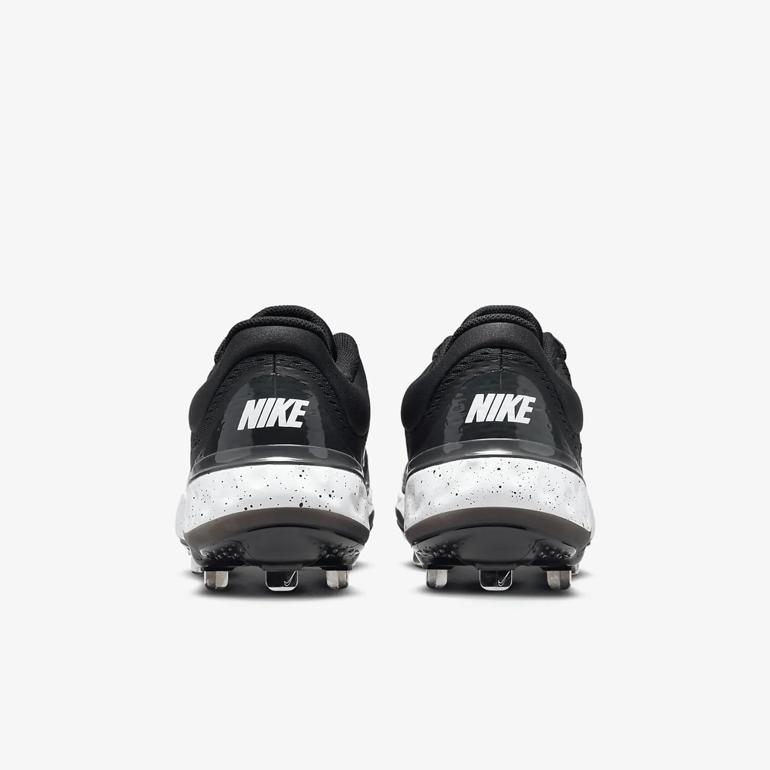 Nike Alpha Huarache Elite 4 Low NRG Baseball Cleats (DJ6521-003, Black/Dark Smoke Grey/White)