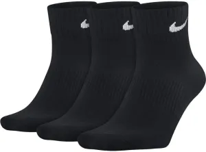 Nike Lightweight Quarter Socks (S, Black)