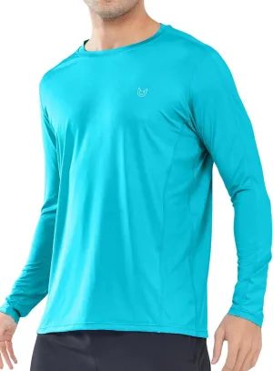 NORTHYARD Men's Sun Protection Shirts Long Sleeve Swim Fishing UPF 50  Shirt UV Hiking Lightweight Rash Guard Athletic