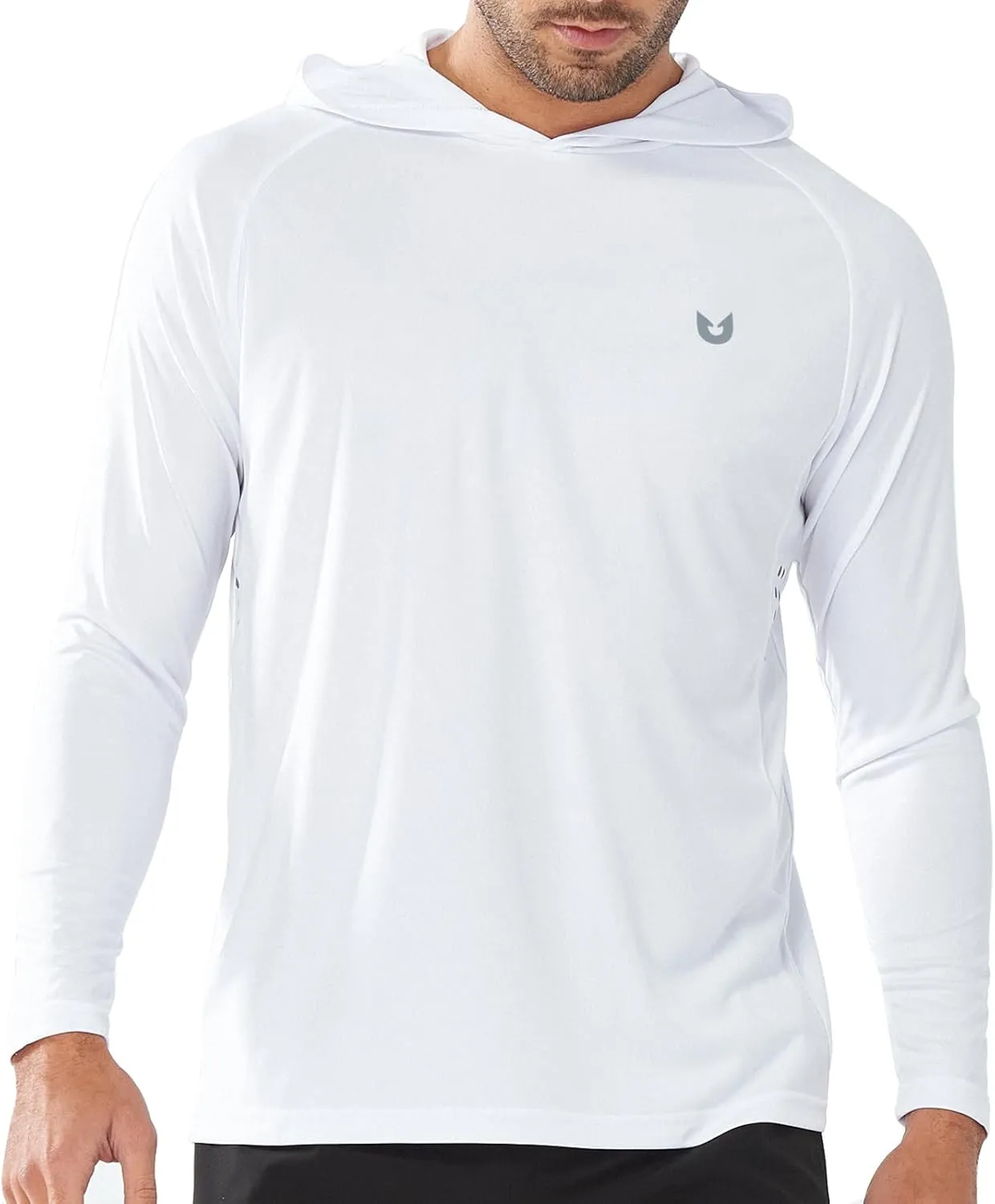 NORTHYARD Men's UPF 50  Hoodie Shirts Long Sleeve Sun Protection Fishing Swim Lightweight UV SPF Running Rash Guard Quick Dry