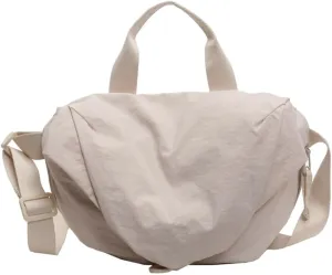Nylon Crossbody Bags Medium Crescent Handbag Women Shoulder Purse Small Tote 2024