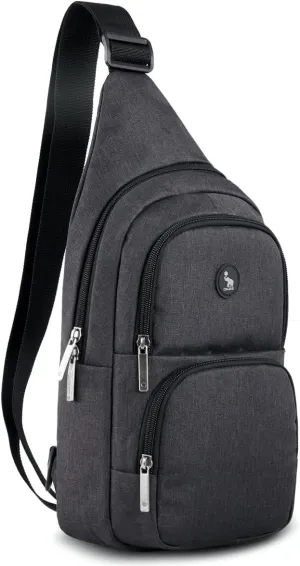 OIWAS Sling Bag for Men - Small Crossbody Backpack, Lightweight Shoulder Bag for Travel & Hiking