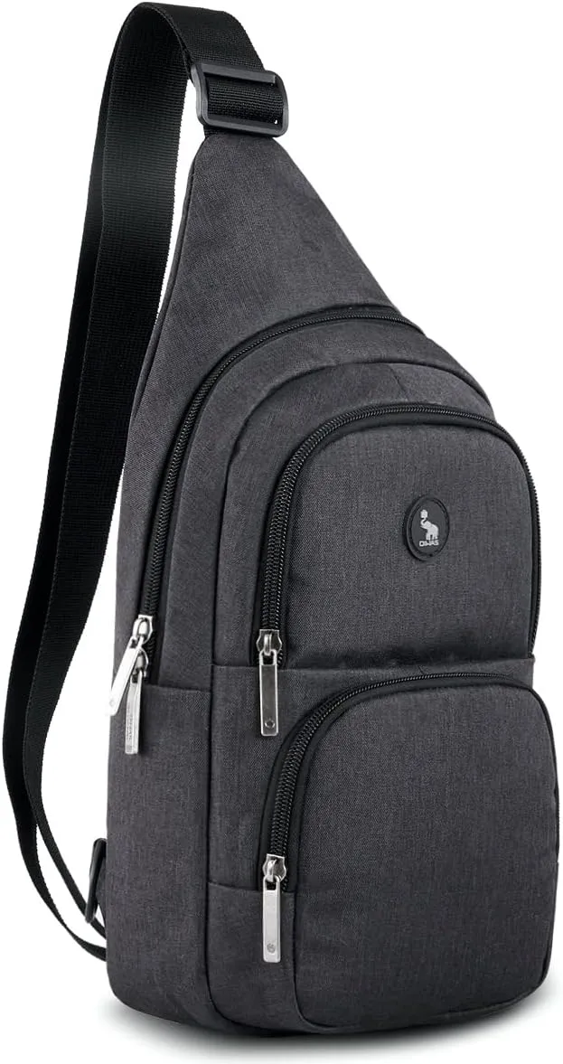 OIWAS Sling Bag for Men - Small Crossbody Backpack, Lightweight Shoulder Bag for Travel & Hiking