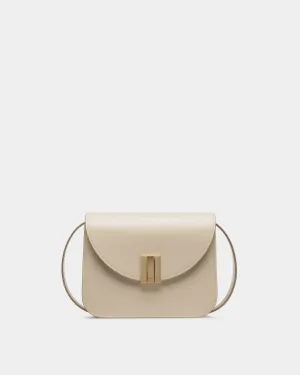 Ollam Crossbody Bag In White Leather
