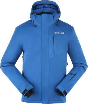 Orolay Men's Mountain Waterproof Ski Jacket Windproof Rain Jacket Winter Warm Snow Coat