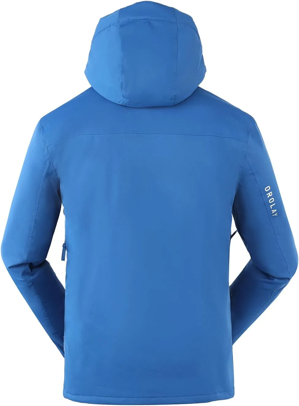 Orolay Men's Mountain Waterproof Ski Jacket Windproof Rain Jacket Winter Warm Snow Coat