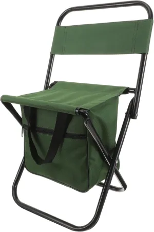 Outdoor Fold Chair Folding Camping Stool Storage Green Portable Comfortable Sturdy Easy to Set up
