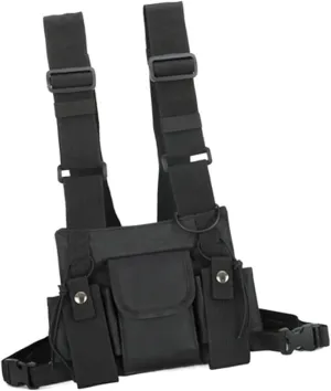Outdoor Pouch Chest Pack for Sports Camping Hiking and Travel Lightweight Crossbody Bag for Cell Phones Water Bottles and Tools