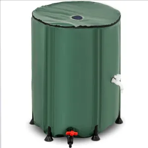 Outdoor Rainwater Collection Barrel, Water Storage Barrel, PVC Folding Rainwater Collection Barrel,225L