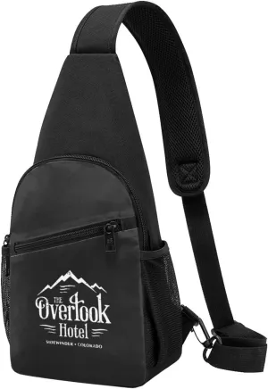 Overlook Hotel Unisex Chest Bag Lightweight Crossbody Shoulder Bag Travel Pocket