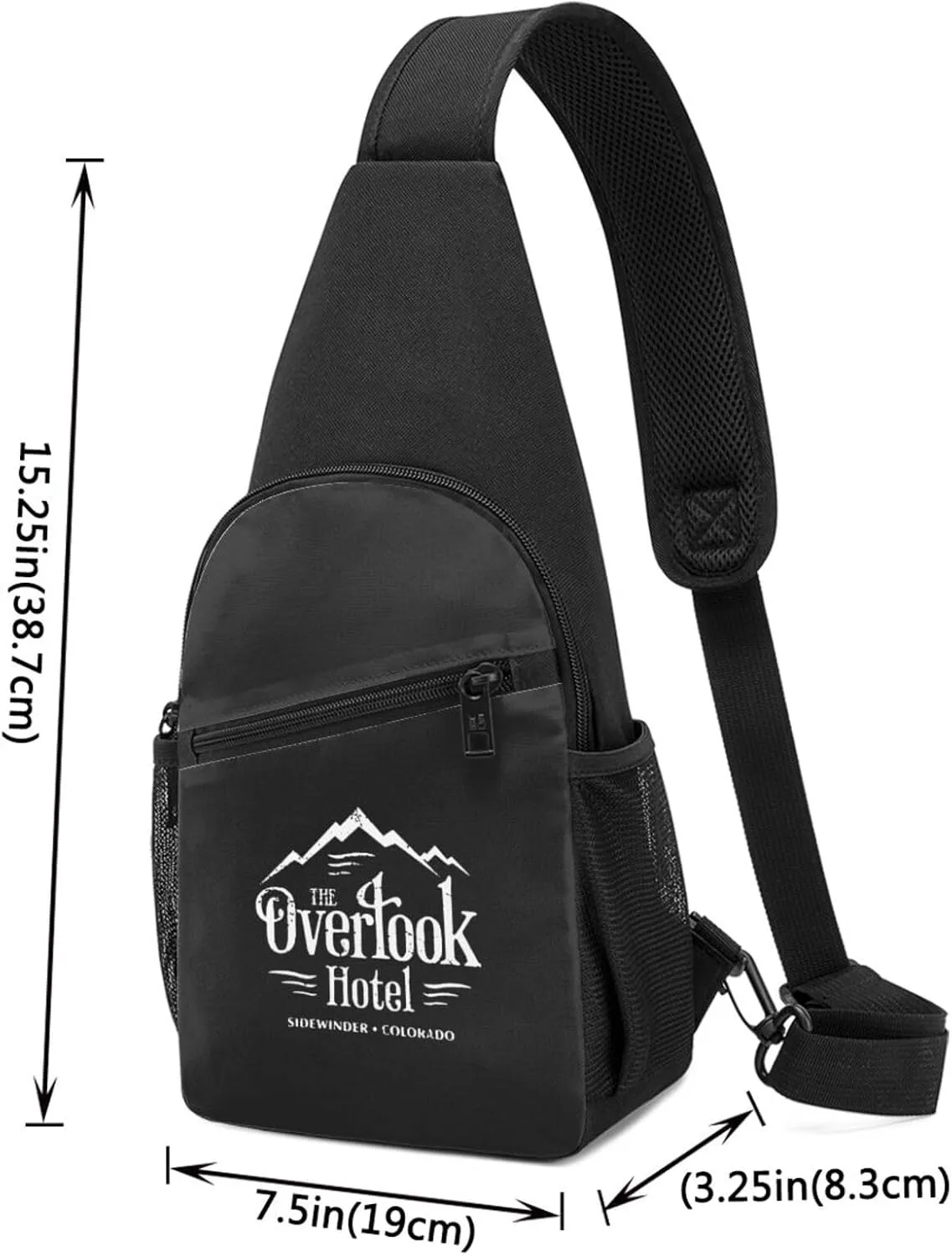Overlook Hotel Unisex Chest Bag Lightweight Crossbody Shoulder Bag Travel Pocket
