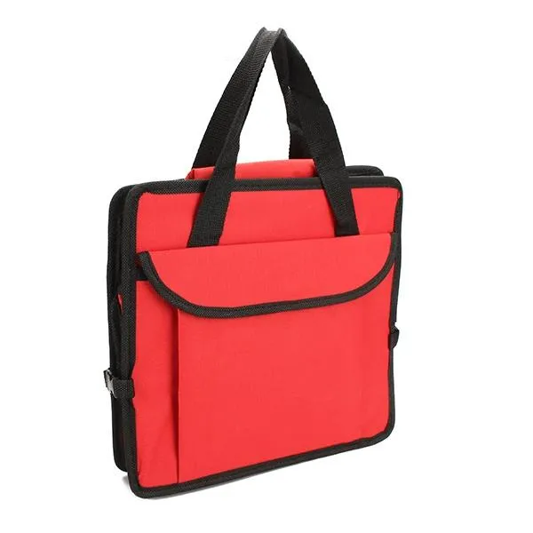 Oxford Cloth Collapsible Car Storage Box Trunk Storage Compartment Red