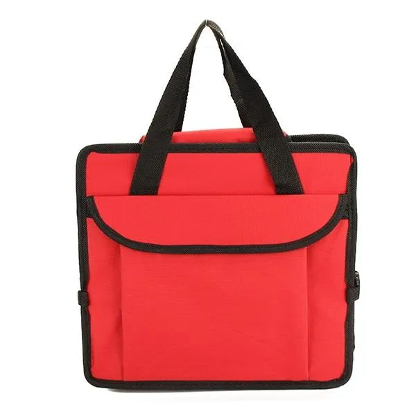 Oxford Cloth Collapsible Car Storage Box Trunk Storage Compartment Red
