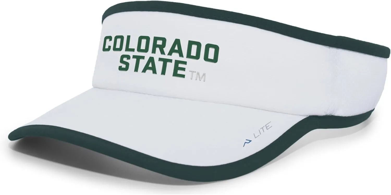 Pacific Headwear Standard NCAA Collegiate Lite Series Active Visor-Comfortable, Adjustable, Lightweight Sports Cap