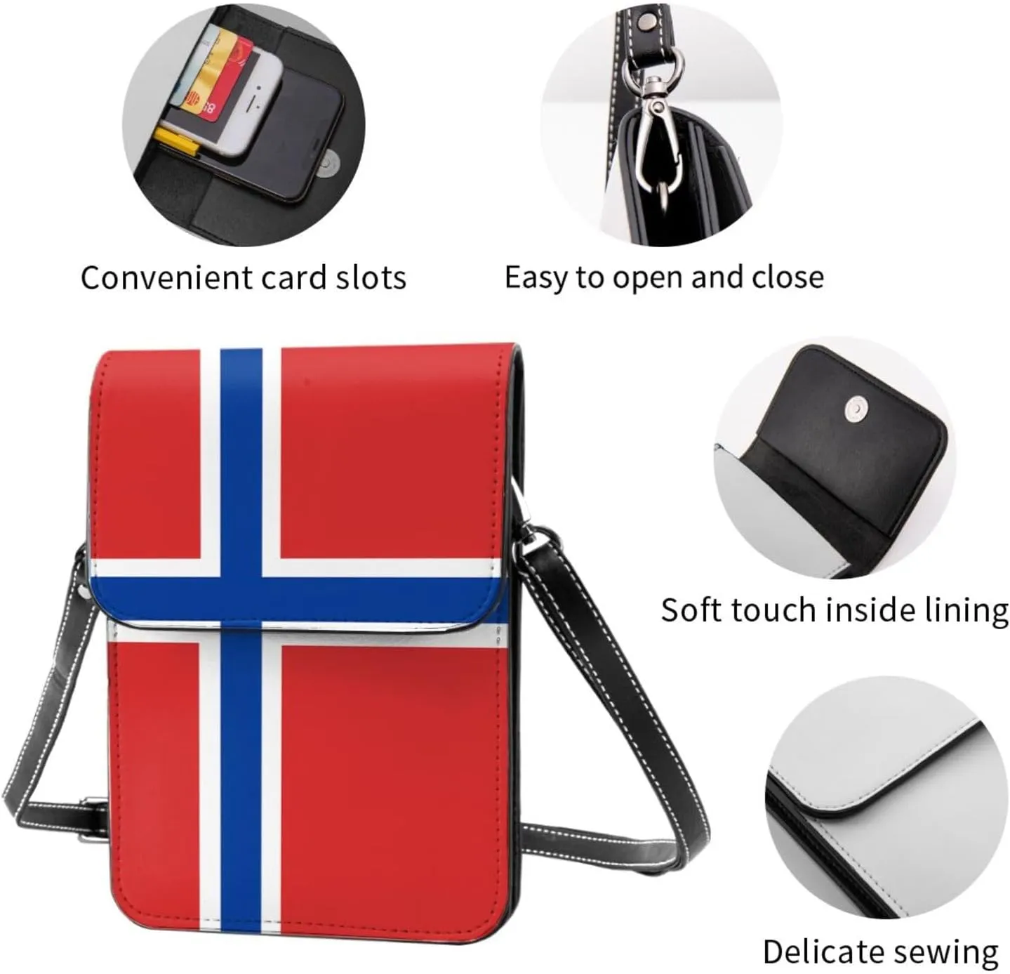 Pakistan Pakistani Flag Small Crossbody Purse Cell Phone Bag for Women