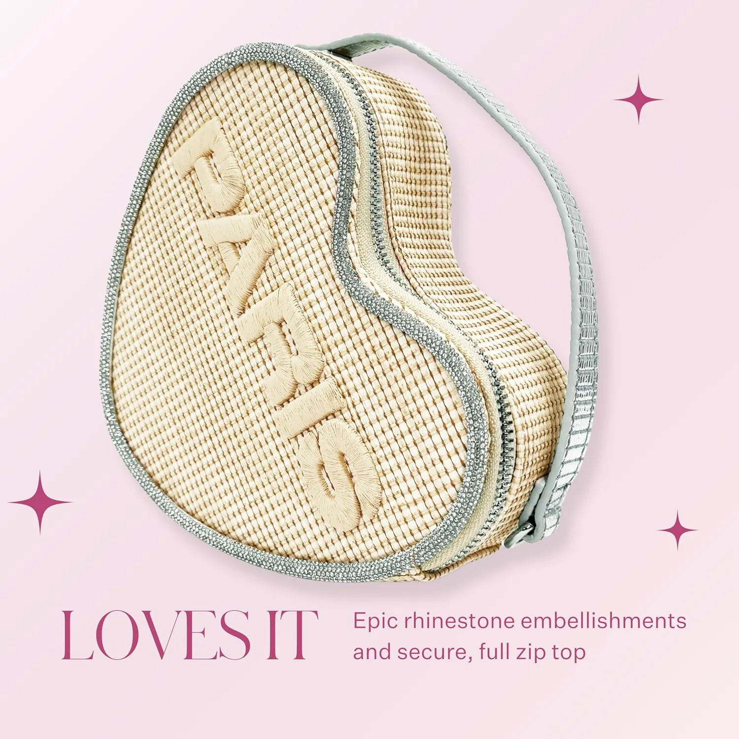 Paris Hilton Infinity Heart Crossbody Purse Small Bag
