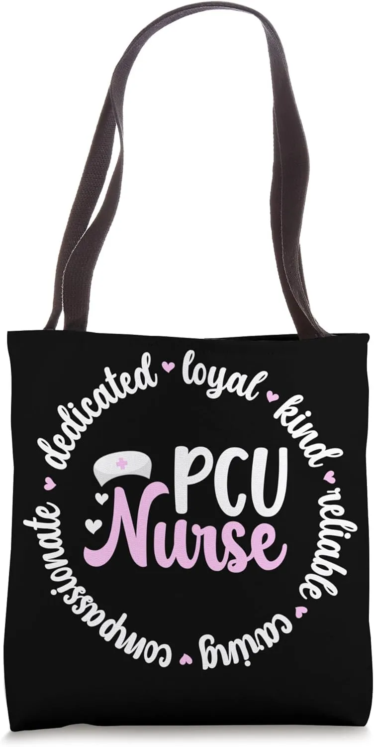 PCU Nurse Appreciation Progressive Care Nurse PCU Nursing Tote Bag