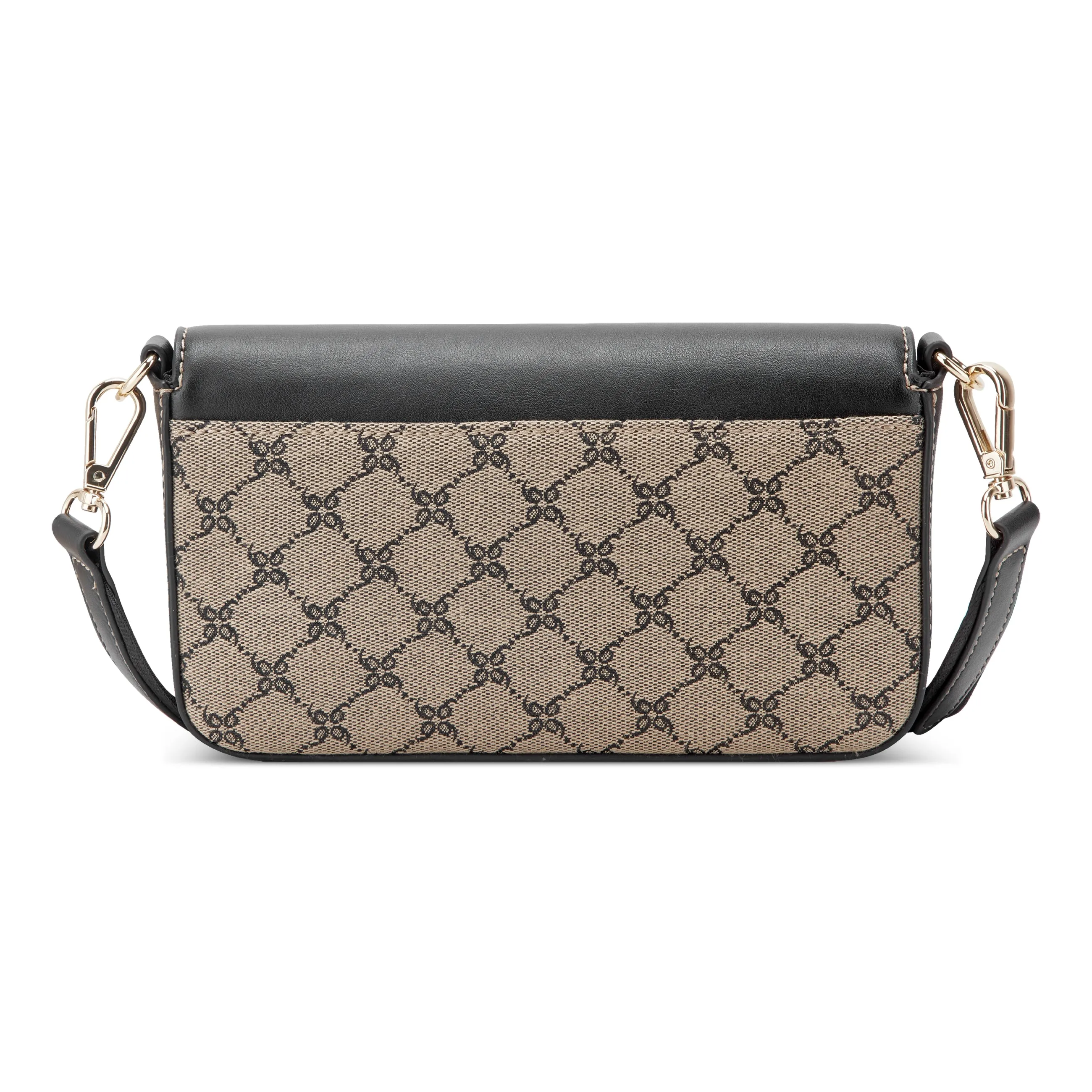 Peaches Crossbody Wallet Black